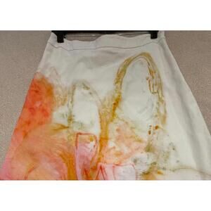 Claire Desjardins Artistic White Skirt Size US 2 EU 34